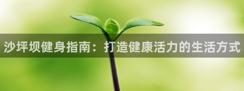 尊龙d88手机app免费下载：沙坪坝健身指南：打造健康活