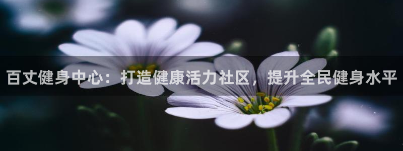 尊龙人生就是博旧版网址：百丈健身中心：打造健康活力社区，