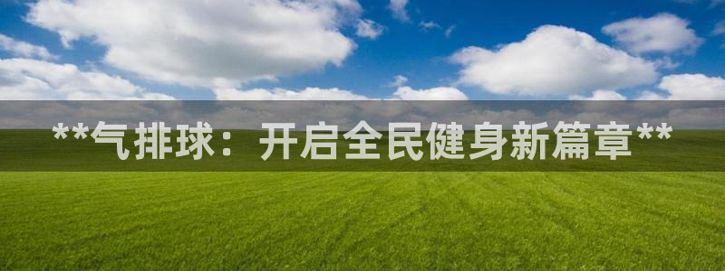 ag尊龙官方网站app：**气排球：开启全民健身新篇章*