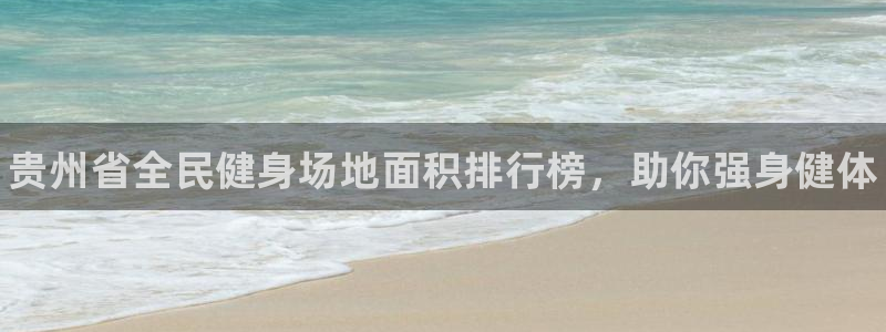 尊龙AG发财网：贵州省全民健身场地面积排行榜，助你强身健